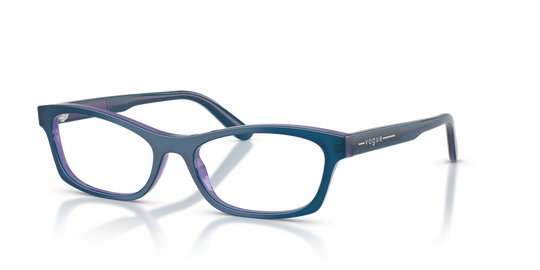 Vogue Eyewear VO5747F - Top Transparent Blue/Transparent Violet / Demo Lens (3323)