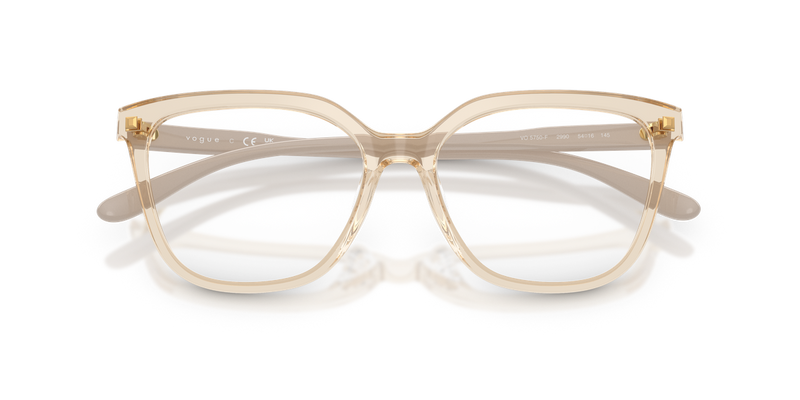 Vogue Eyewear VO5750F in Transparent Caramel - Side View