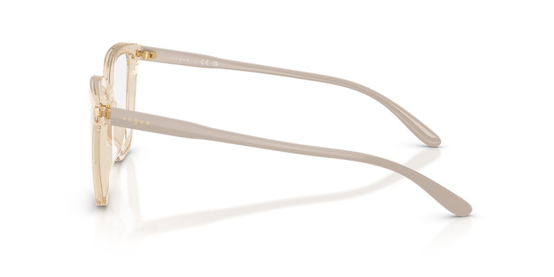Vogue Eyewear VO5750F in Transparent Caramel - Back View