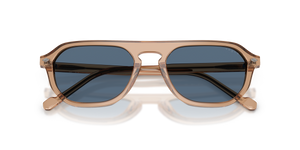 Transparent Brown / Dark Blue (318980)