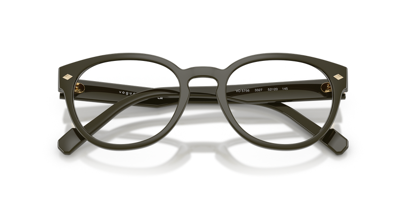 Vogue Eyewear VO5756 in Full Olive Green - Side View