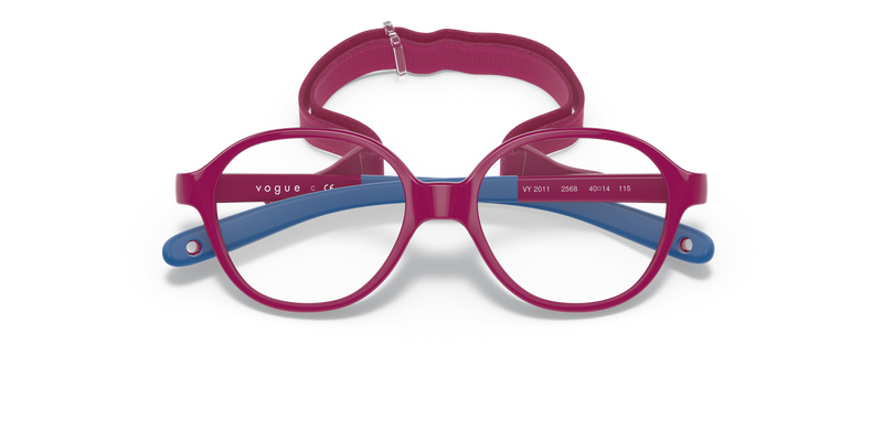 Vogue Junior VY2011 in Pink On Rubber Blue - Alternate View