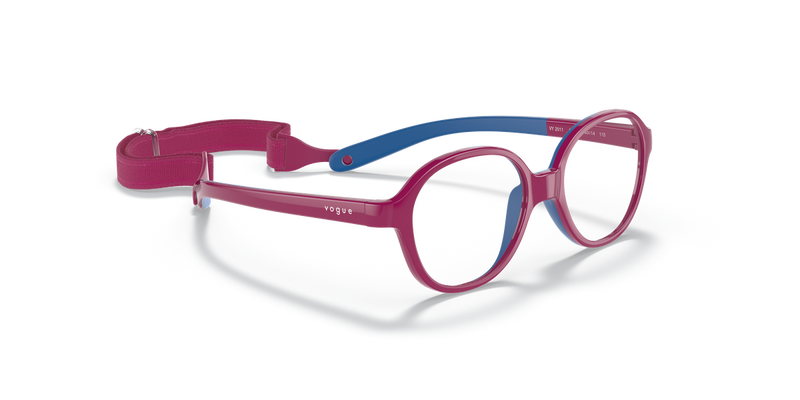 Vogue Junior VY2011 in Pink On Rubber Blue - Alternate View