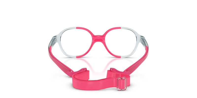 Vogue Junior VY2011 in Azure/Fuchsia Rubber - Temple Detail