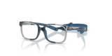 Transparent Grey/Blue Rubber / Demo Lens (2283)