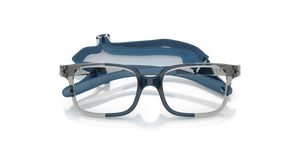 Transparent Grey/Blue Rubber / Demo Lens (2283)