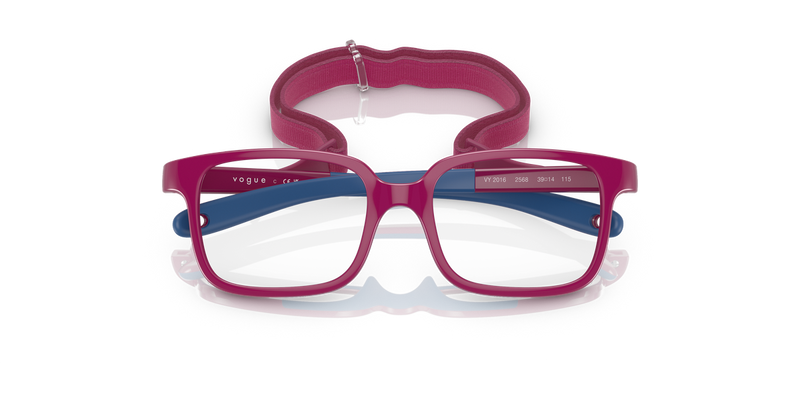 Vogue Junior VY2016 in Pink On Azure Rubber - Alternate View