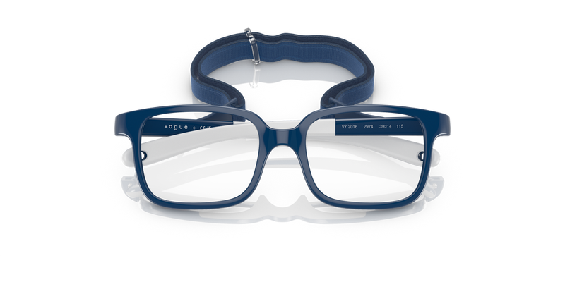 Vogue Junior VY2016 in Blue On Cream Rubber - Alternate View