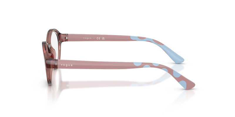 Vogue Junior VY2043 in Transparent Dark Rose - Alternate View