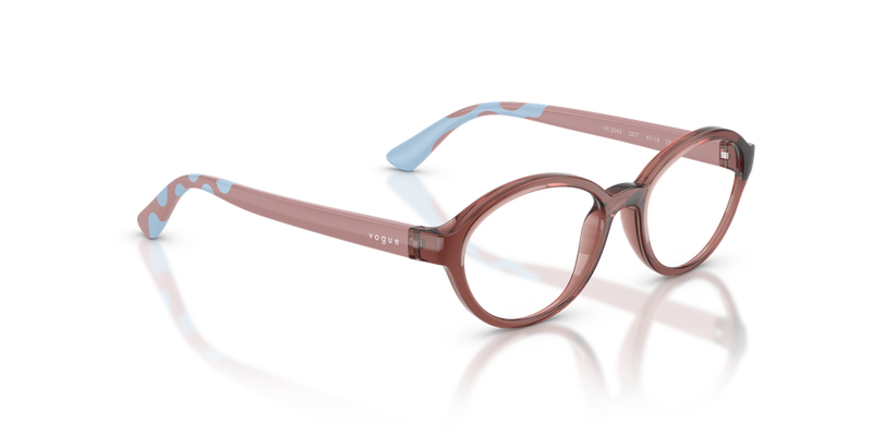 Vogue Junior VY2043 in Transparent Dark Rose - Alternate View