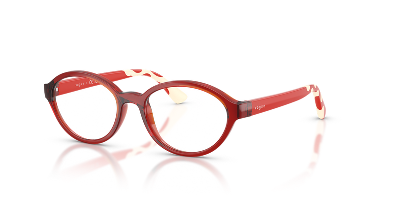 Vogue Junior VY2043 in Transparent Red - Alternate View