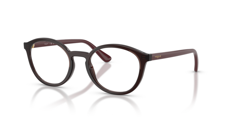 Vogue Junior VY2044 in Transparent Bordeaux - Alternate View