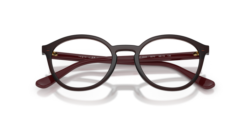 Vogue Junior VY2044 in Transparent Bordeaux - Alternate View