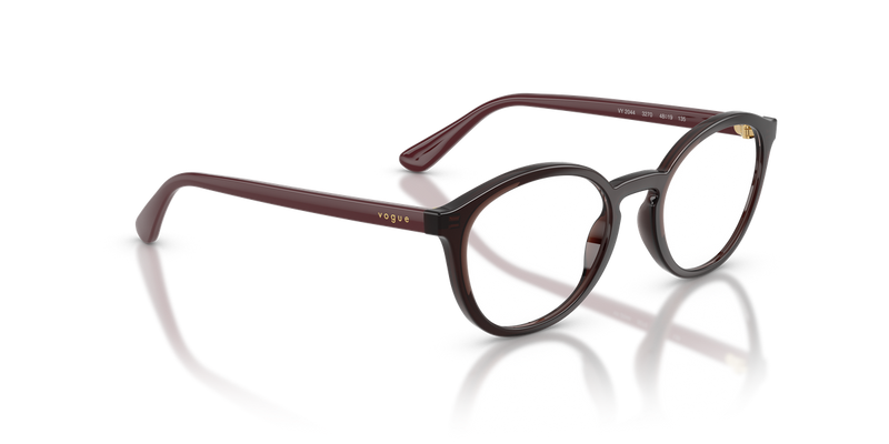 Vogue Junior VY2044 in Transparent Bordeaux - Alternate View