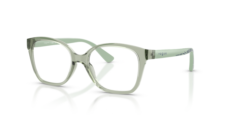 Vogue Junior VY2045 in Transparent Green - Front View