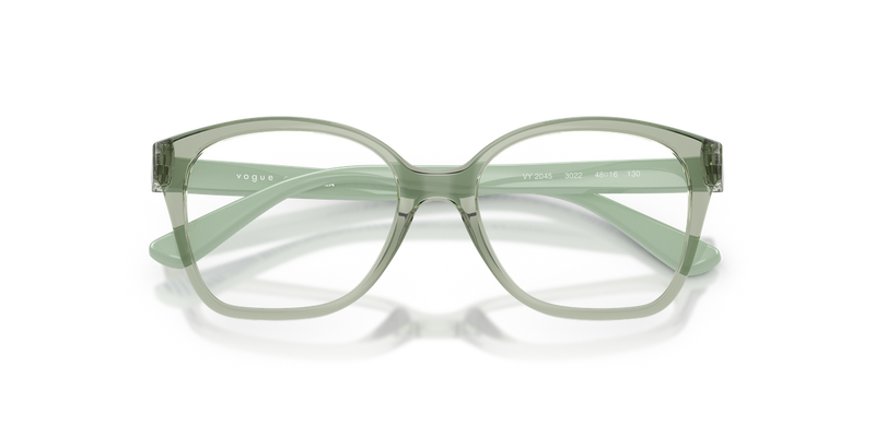 Vogue Junior VY2045 in Transparent Green - Side View