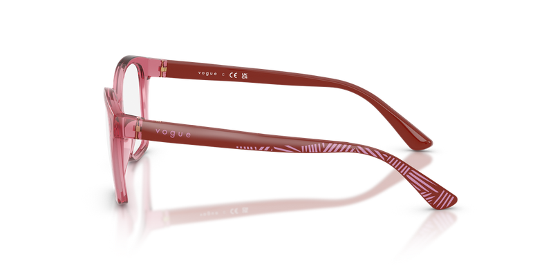 Vogue Junior VY2045 in Transparent Purple Red - Alternate View