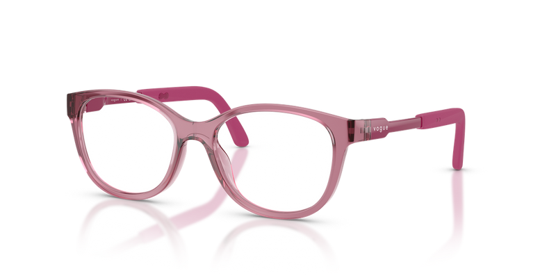 Vogue Junior VY2049 in Transparent Dark Rose - Alternate View