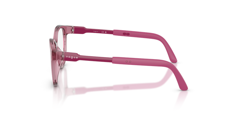 Vogue Junior VY2049 in Transparent Dark Rose - Alternate View