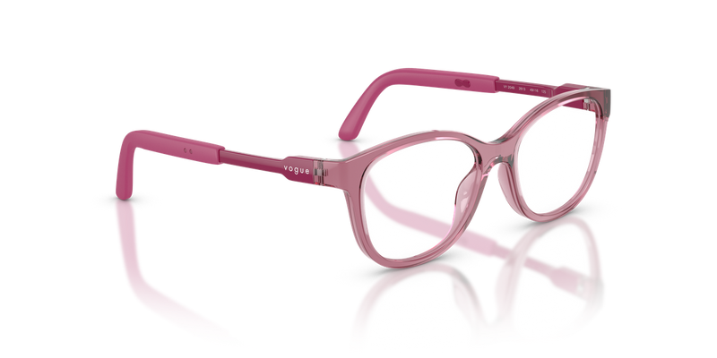 Vogue Junior VY2049 in Transparent Dark Rose - Alternate View