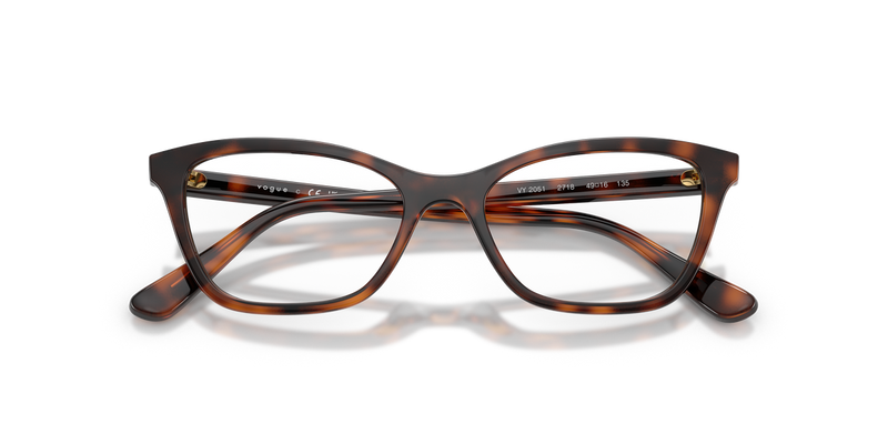 Vogue Junior VY2051 in Total Dark Havana - Side View