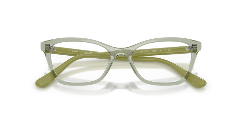 Vogue Junior VY2051 in Transparent Green - Alternate View