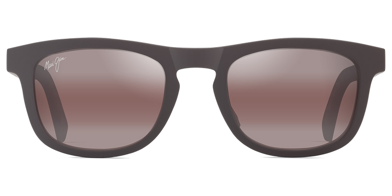 Maui Jim Aliali in Matte Solid Dark Brown / Maui Rose® (R342-01) - Temple Detail