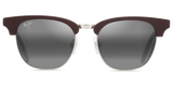 Shiny Solid Brown / Neutral Grey (695-01)