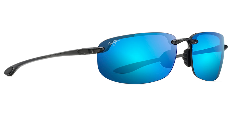 Maui Jim Ho‘okipa in Smoke Grey / Blue Hawaii (B407-11) - Temple Detail