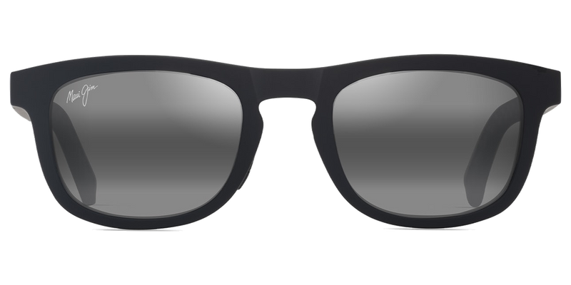 Maui Jim Aliali in Matte Black / Neutral Grey (342-02) - Front View