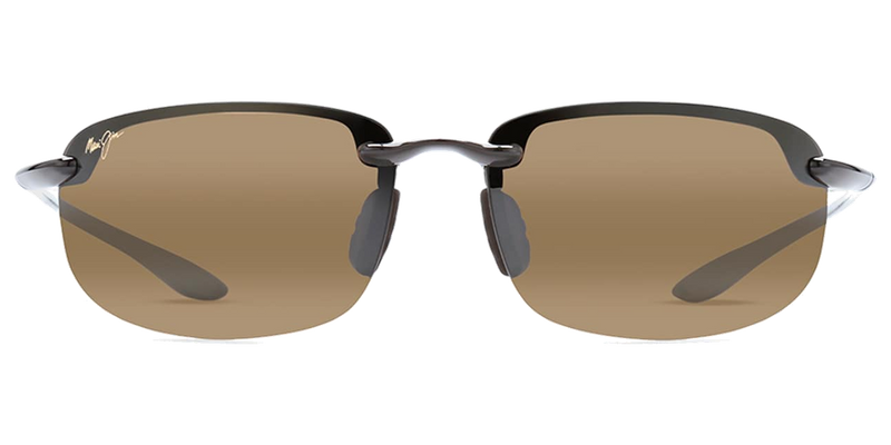 Maui Jim Ho‘okipa in Gloss Black / HCL® Bronze (H407-02) - Temple Detail