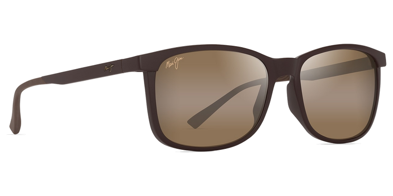 Maui Jim Hulili in Matte Brown / HCL® Bronze (H672-01) - Temple Detail
