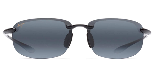 Maui Jim Ho‘okipa Asian Fit - Gloss Black / Neutral Grey (407N-02)