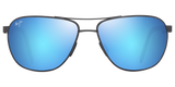 Matte Dark Ruthenium with Black / Blue Hawaii (B728-17)