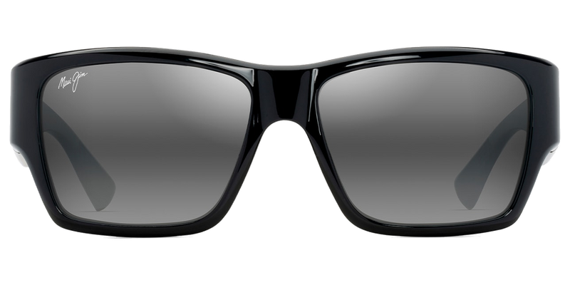 Maui Jim Ka‘olu in Shiny Black / Neutral Grey (614-02) - Front View