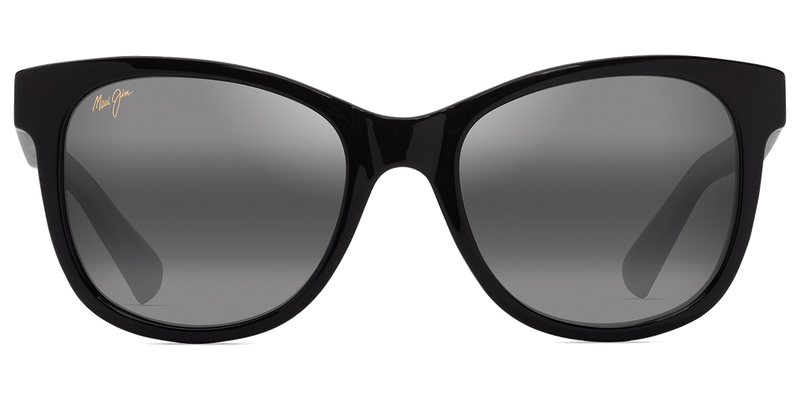 Maui Jim Kiopa‘a in Shiny Black / Neutral Grey (671-02) - Front View