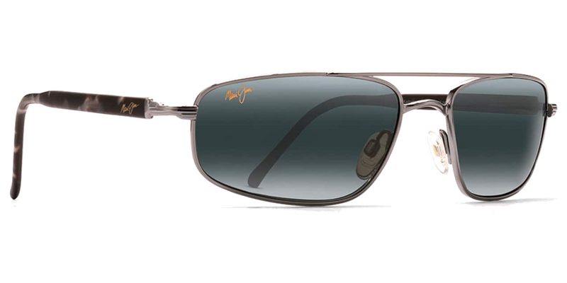 Maui Jim Kahuna in Gunmetal / Neutral Grey (162-02) - Side View