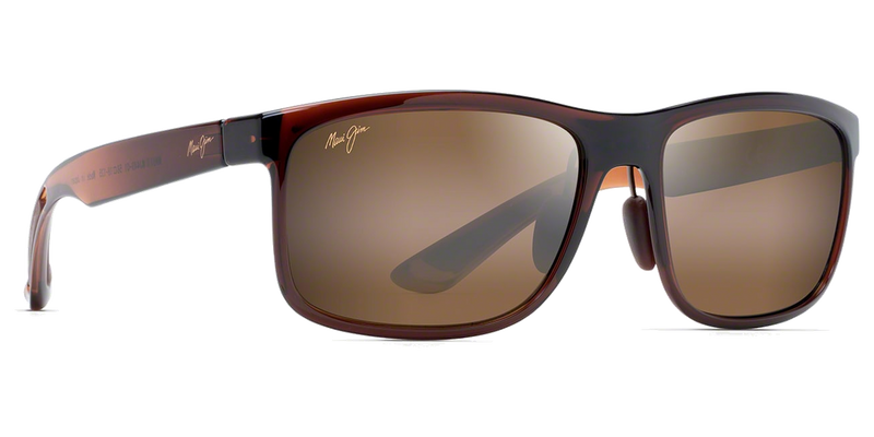 Maui Jim Huelo in Translucent Rootbeer / HCL® Bronze (H449-01) - Temple Detail