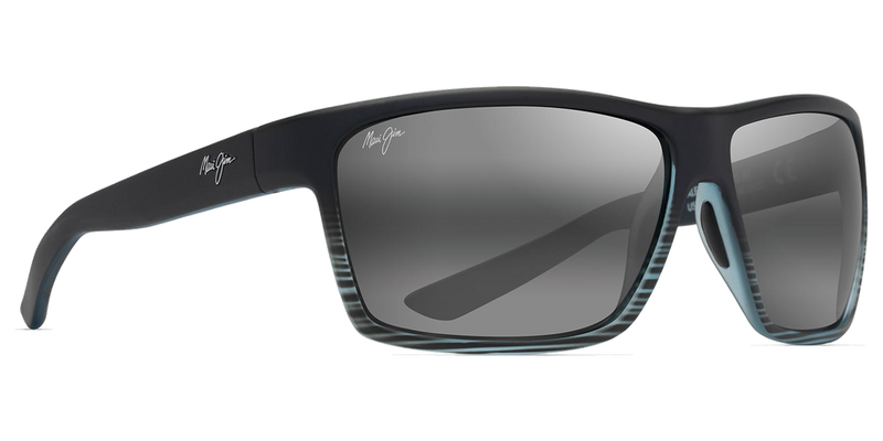 Maui Jim Alenuihaha in Grey Black Stripe / Neutral Grey (839-11D) - Side View