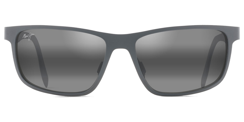 Maui Jim Anemone in Satin Black / Neutral Grey (606-02) - Front View