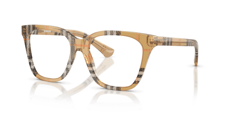 Burberry BE2438 in Check Sand (4163) - Front View