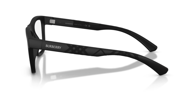 Burberry BE2452U in Matte Black / Demo Lens - Side View