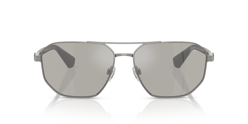 Burberry BE3166 in Gunmetal / Light Grey Mirror Silver (10036G) - Front View