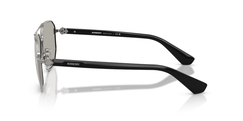 Burberry BE3166 in Gunmetal / Light Grey Mirror Silver (10036G) - Front View