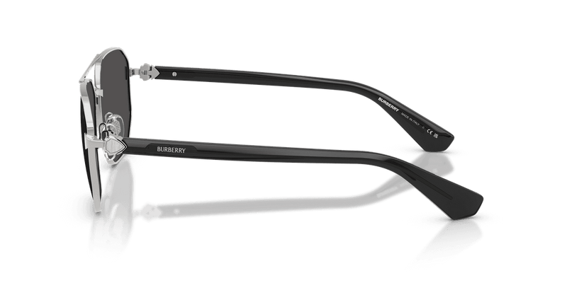 Burberry BE3166 in Silver / Dark Grey (100587) - Front View