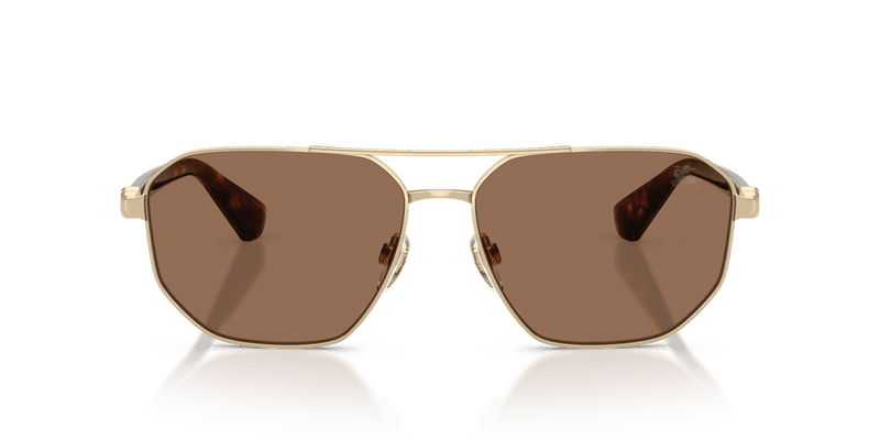 Burberry BE3166 in Light Gold / Dark Brown (110973) - Front View