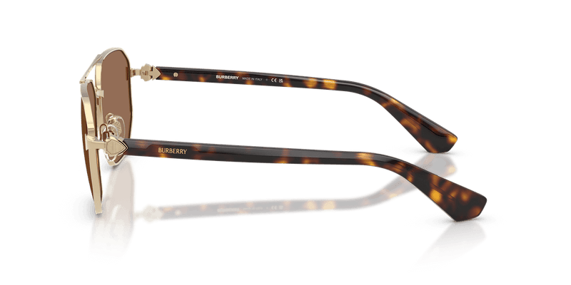 Burberry BE3166 in Light Gold / Dark Brown (110973) - Front View