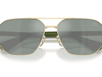 Light Gold / Petrol Green Mirror Silver (110982)