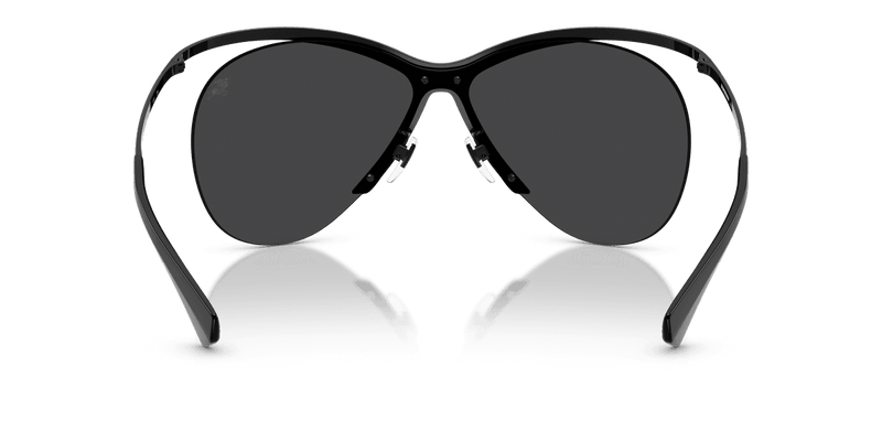 Burberry BE3168 in Black / Grey Mirror Silver (10016G) - Front View