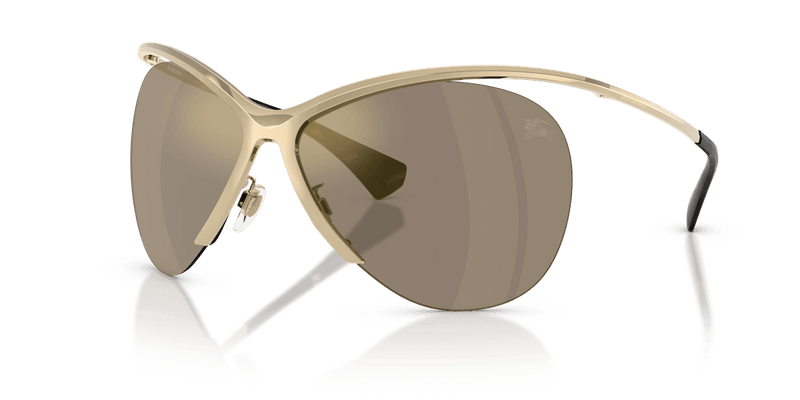 Burberry BE3168 in Light Gold / Light Brown Mirror Gold (11095A) - Front View